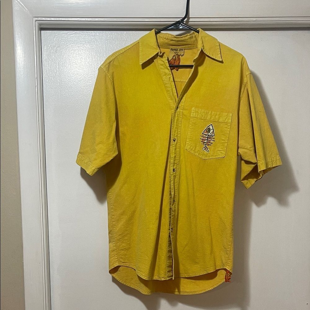 Pirana Joe ixtapa button down shirt size medium